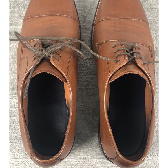 Cole Haan Mens Lenox Hill Oxford Size 8.5 D Cognac Tan Cap Toe Dress Shoe main image 10